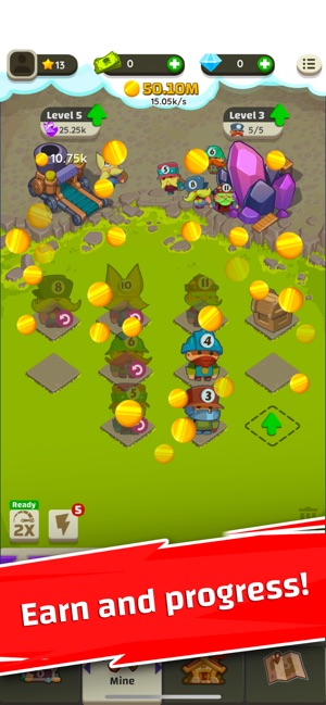 Merge Miners: Idle Tycoon(圖2)-速報App