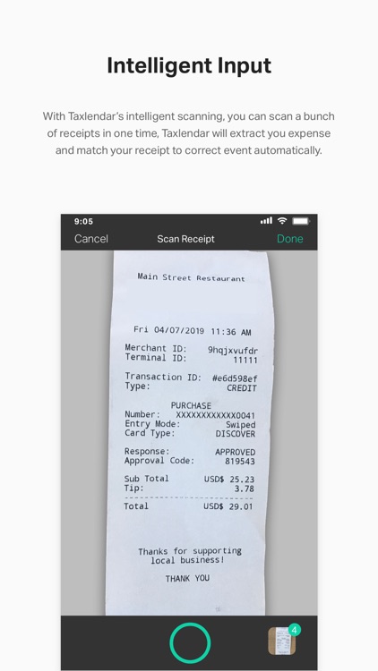 Taxlendar: Tax Deductions&Log