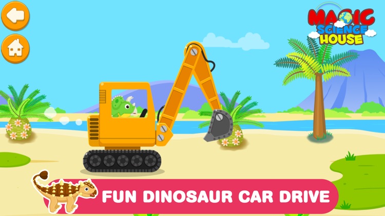 Dinosaur Games Car Drive screenshot-0