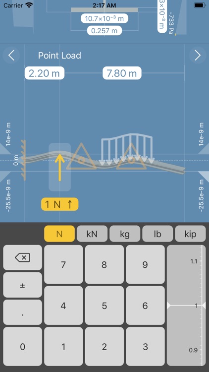 Deflection Beam Calculator