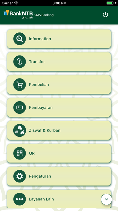 Bank NTB Syariah SMS Banking screenshot 2
