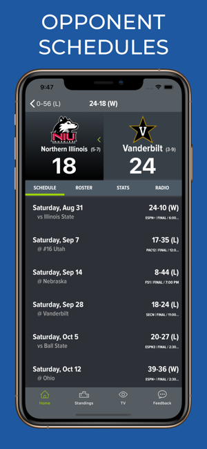 Vanderbilt Football Schedules(圖8)-速報App