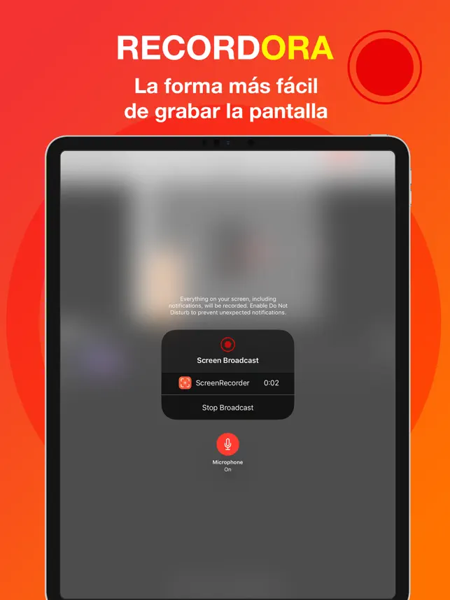 Screenshot 1 Record.TV Grabador de pantalla iphone
