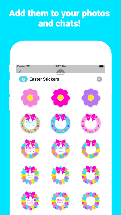 Happy Easter for iMessage screenshot 3