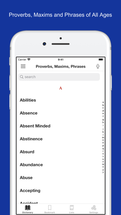 How to cancel & delete Proverbs, Maxims and Phrases of All Ages from iphone & ipad 1