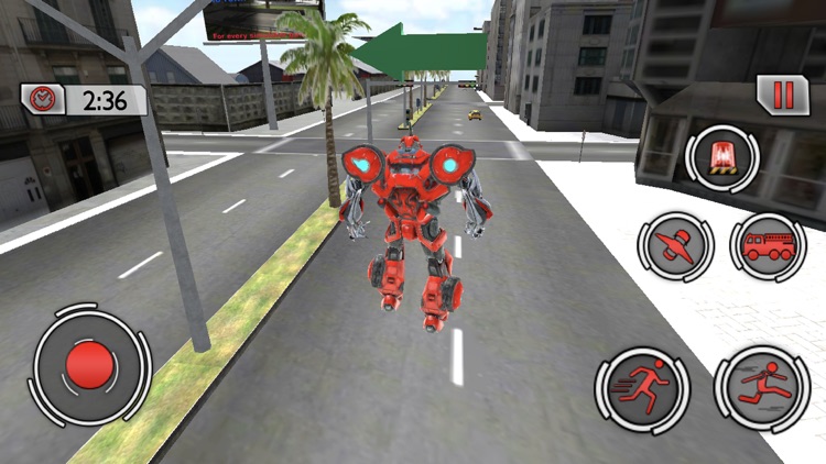 Fire Engine Robot Transform screenshot-5