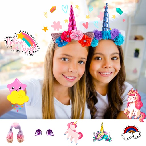 Unicorn Photo Editor for Girls iOS App