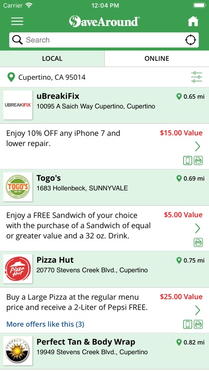 SaveAround Deals
