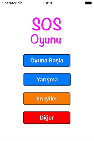 SOS Oyunu - náhled