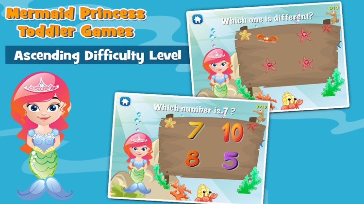 Mermaid Princess Toddler Game screenshot-1