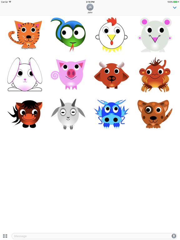 Screenshot #5 pour Chinese Zodiac Signs Stickers