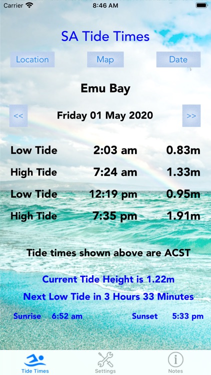 SA Tide Times