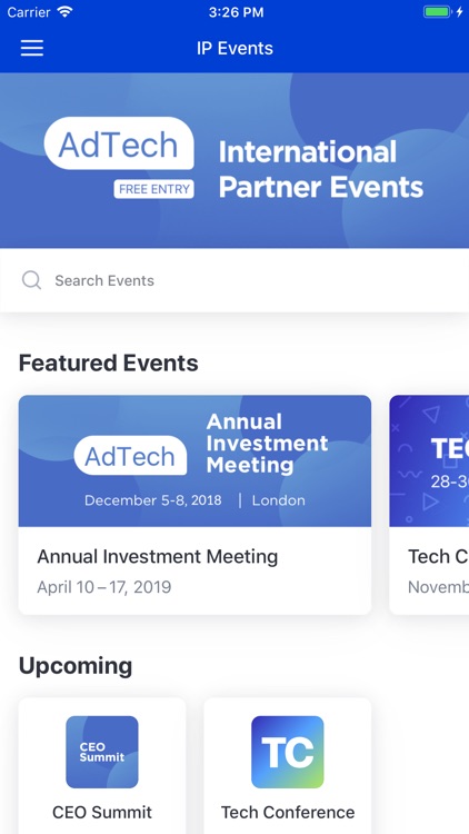 International Partner Events