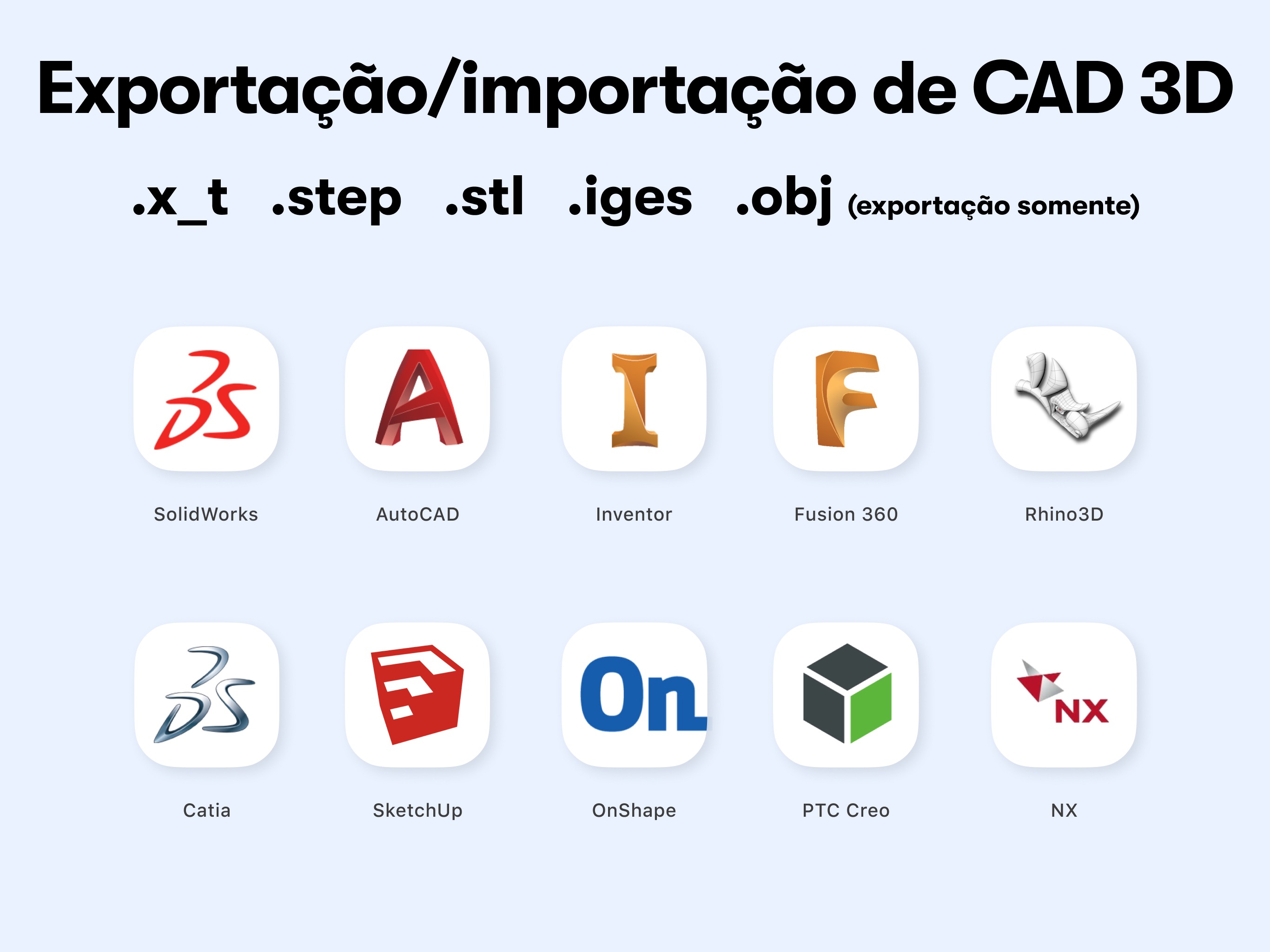 Screenshot do app Shapr: CAD para modelagem 3D