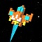 This retro space shooter lets you battle head to head to find out who is the greatest Galaxy Hero