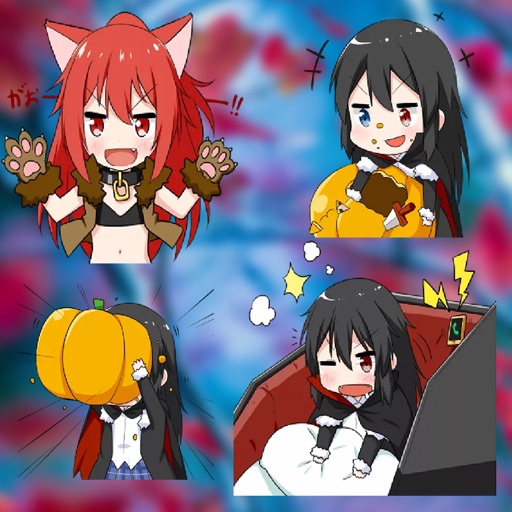Kawaii Emoji Cute Girls Sticke