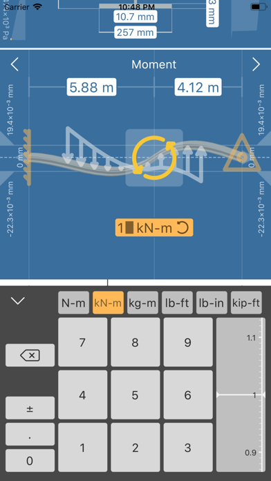 Xtruct: Statics Steel and Concrete Beam Deflection Calculator for Structural, Architectural, and Civil Engineers Screenshot 4