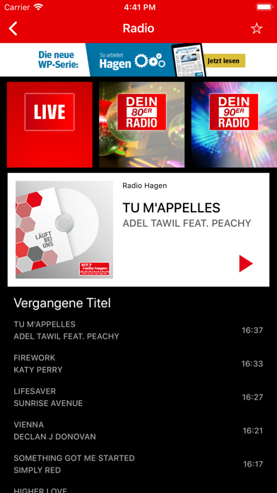 Radio Hagen screenshot 2