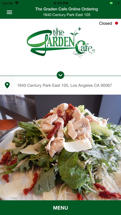 Garden Cafe Online Ordering