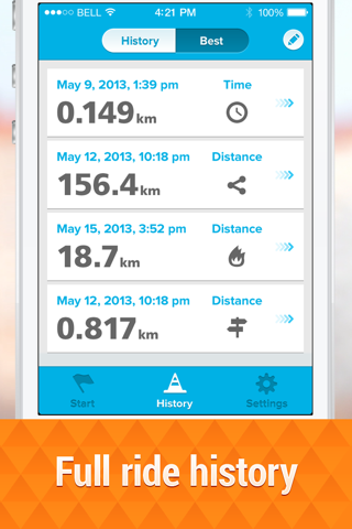 Bicycle ride tracker PRO - náhled