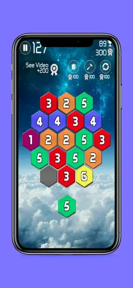 Game screenshot Make 9 - Hexa Puzzle hack