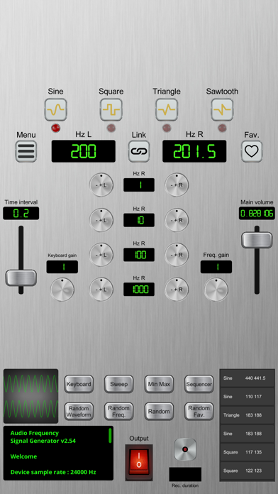 AudioFrequencySignalGenerator screenshot 4