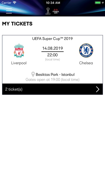 UEFA Super Cup 2019 Tickets