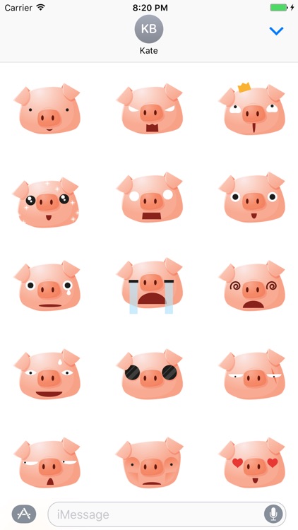 Sticker Me: Piggy Faces