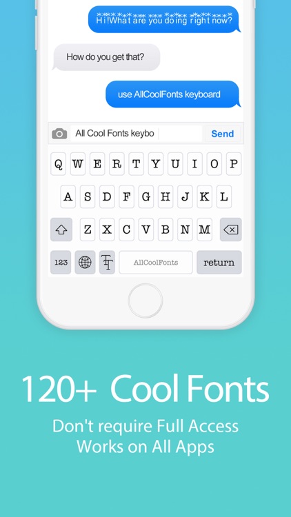 Fancy Text - Keyboard Fonts screenshot-0