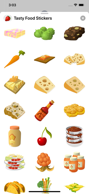 Tasty Food Stickers(圖3)-速報App