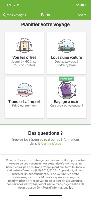 Go Voyages: Vols Pas Chers(圖4)-速報App