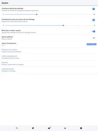 スクリーンショット 4 Leetags Generador de Hashtags iphone