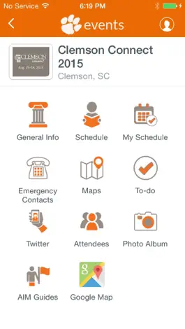 Game screenshot Clemson University Events apk