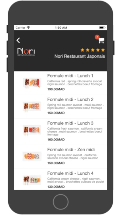 Restaurant Japonais Nori screenshot-3
