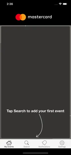 Screenshot 2 Mastercard Americas Events iphone