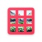 InstaTiles app allows you to crop your photos into a number of square pics and save them to your Photos