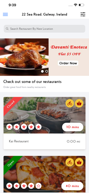 Foodcaptin Customer App