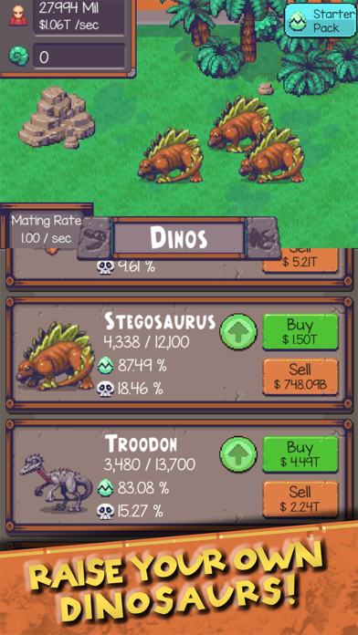 Idle Dino Zoo screenshot 2