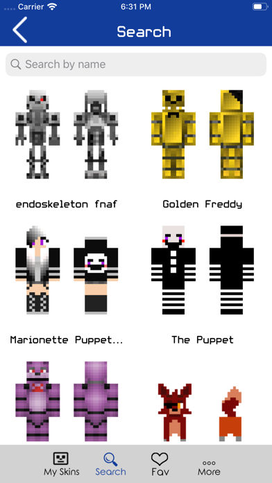 Skins For Fnaf For Minecraft By Arlie Hanes Ios United States Searchman App Data Information