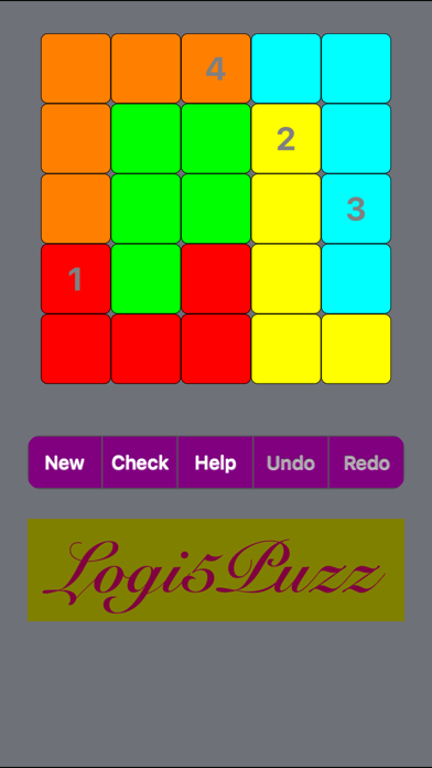 How to cancel & delete Logi5Puzz - 5x5 jigsaw Sudoku from iphone & ipad 1