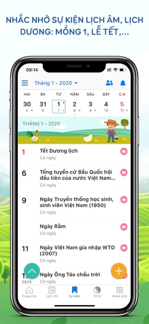 Lịch Vạn Niên 2020 - 2021(圖3)-速報App