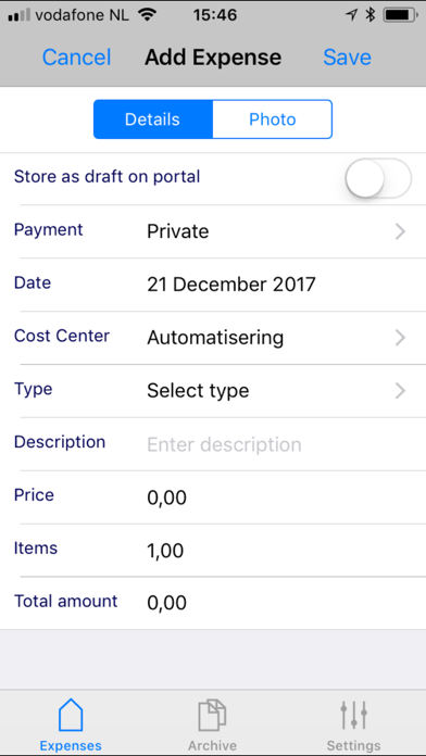 How to cancel & delete ISP Expense from iphone & ipad 1