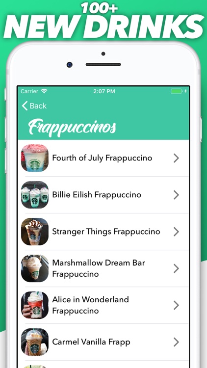 Secret Menu for Starbucks VIP