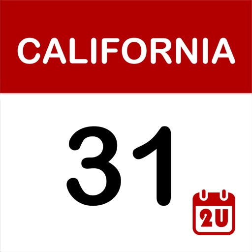 California Calendar 20202021 App for iPhone Free Download California