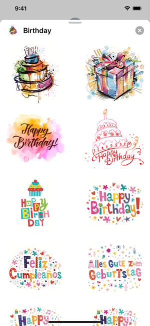 Happy Birthday Sticker Pack