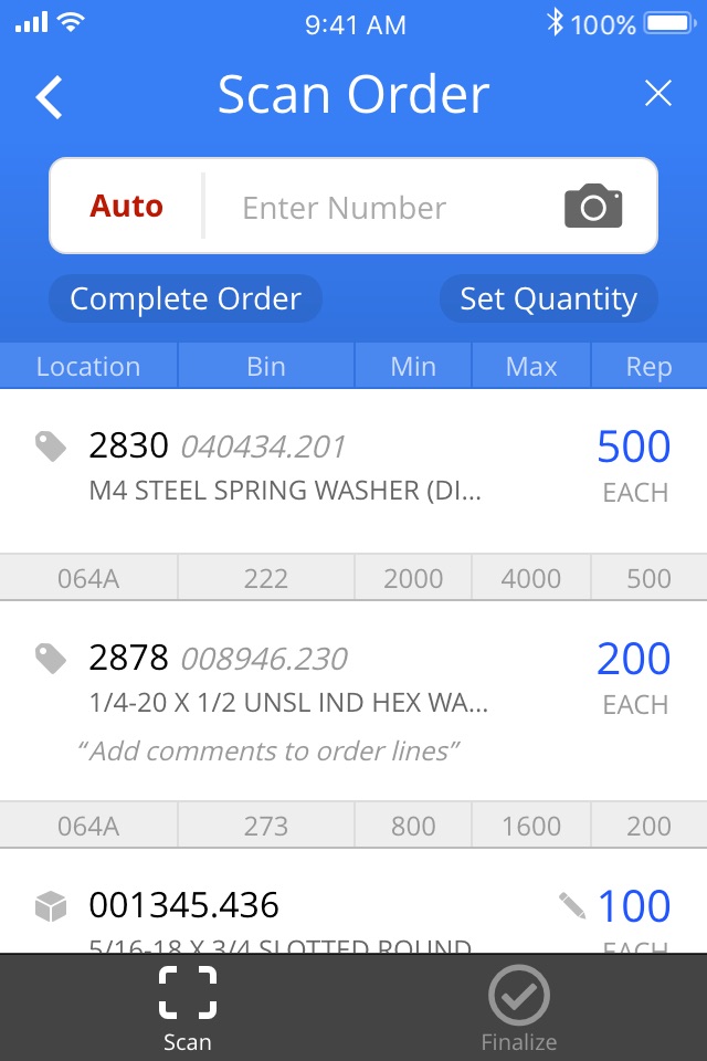 Distribution One VMI Scanner screenshot 2