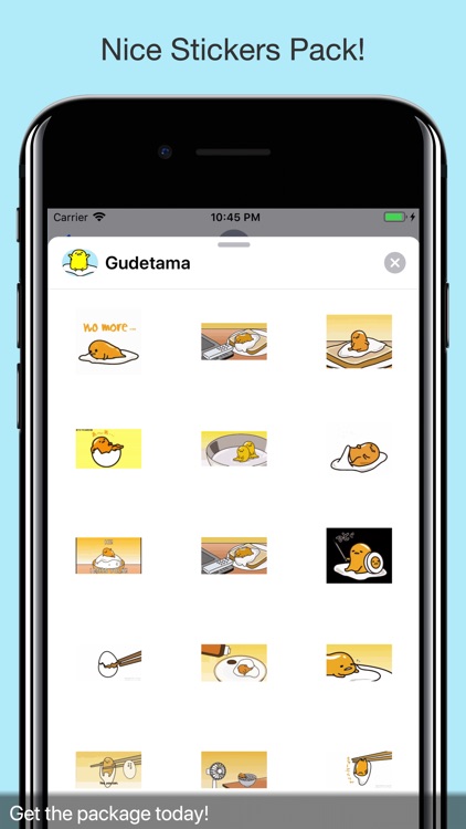 Gudetama Egg Animated Stickers