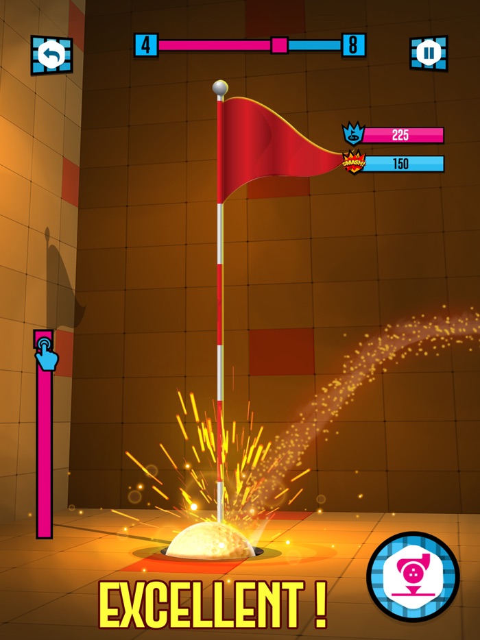 高尔夫球 球 粉碎 毁坏