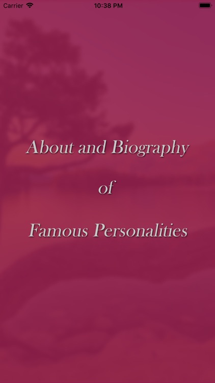 Famous Personalities Bio About