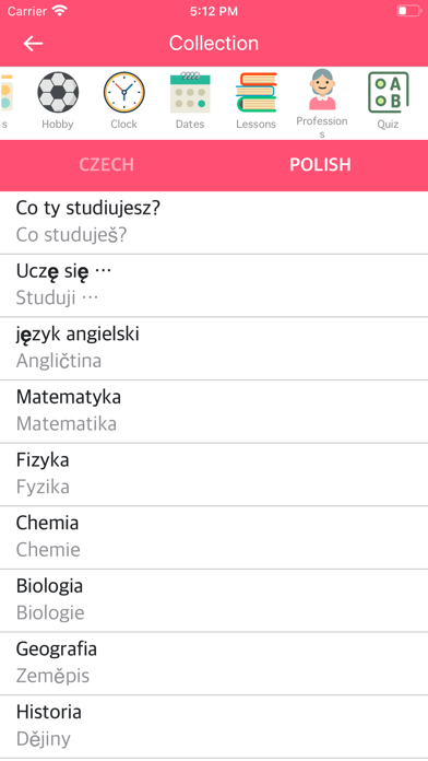 Czech Polish Dictionary screenshot 2